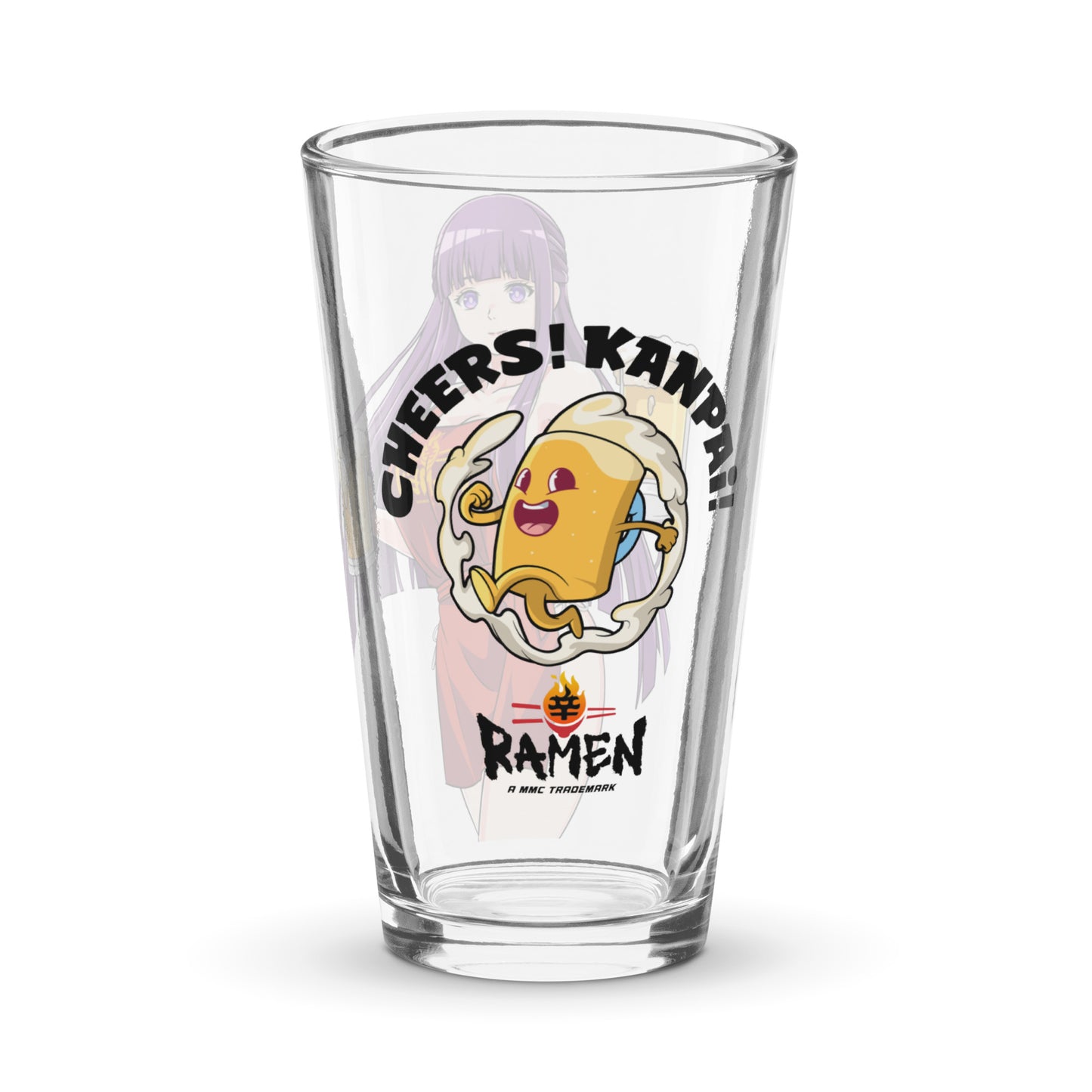 Spicy Ramen House Pint Glass - Fern