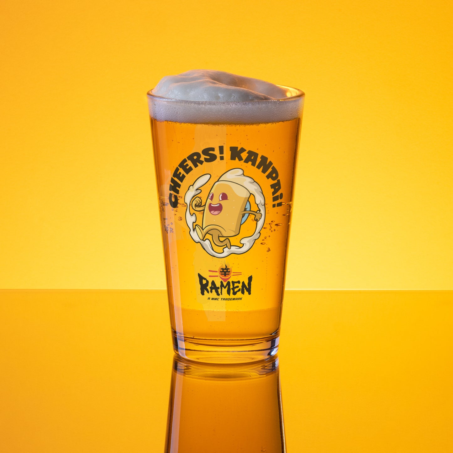 Spicy Ramen House Pint Glass - Fern