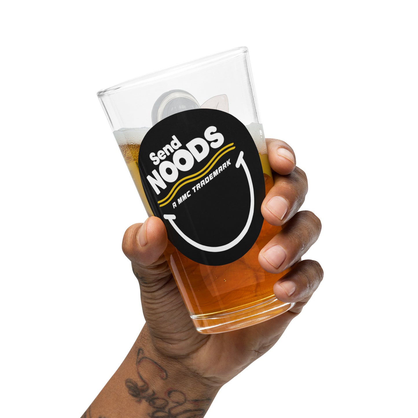 Spicy Ramen House Pint Glass - MAY Yor Send Noods