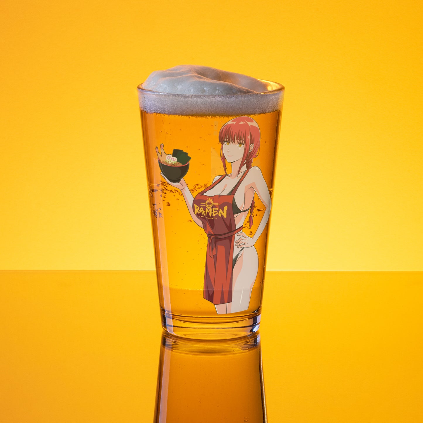 Spicy Ramen House Pint Glass - Makima