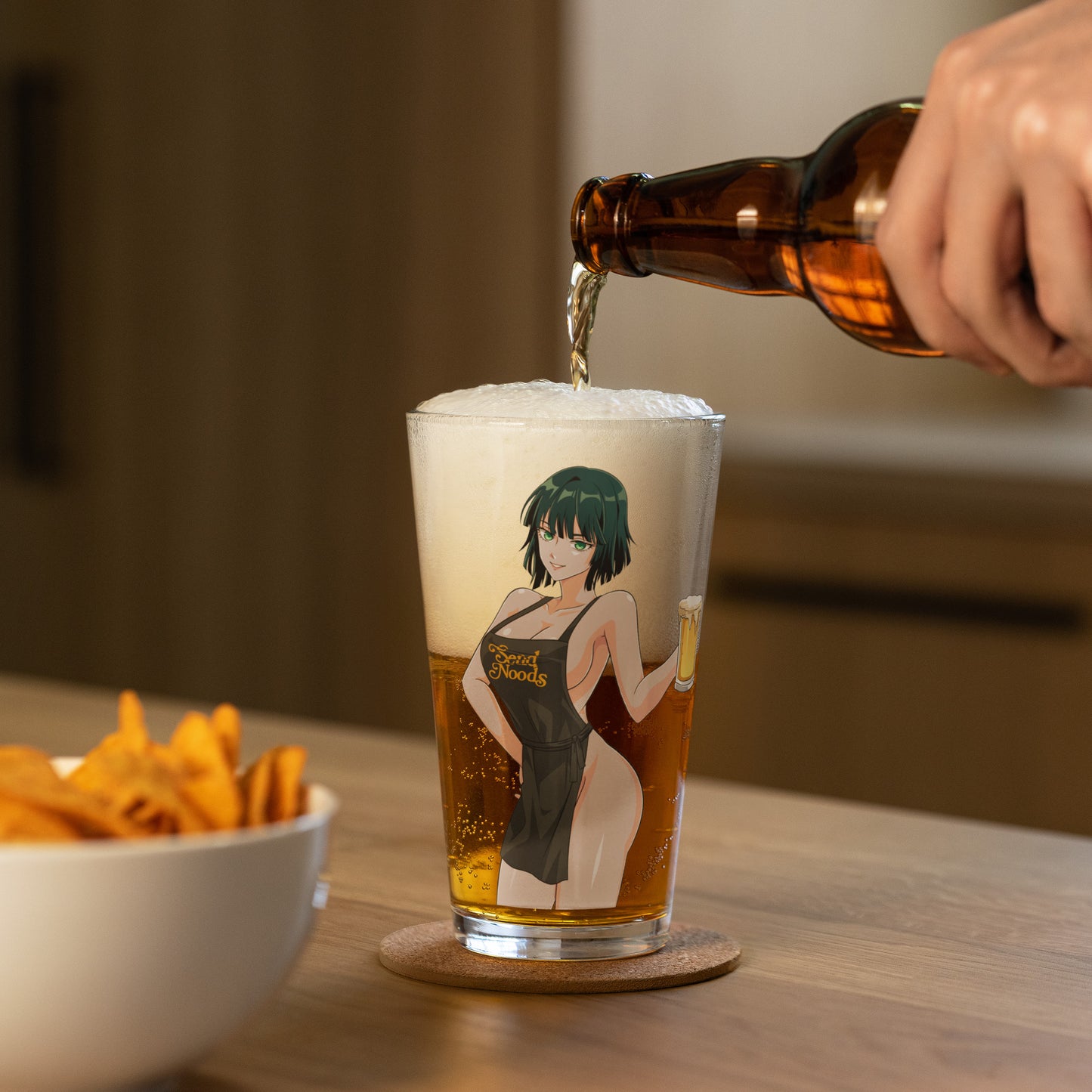 Spicy Ramen House Pint Glass - Fubuki Send Noods