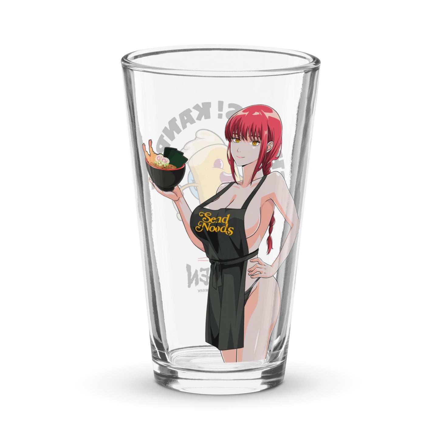 Spicy Ramen House Pint Glass - Makima Send Noods