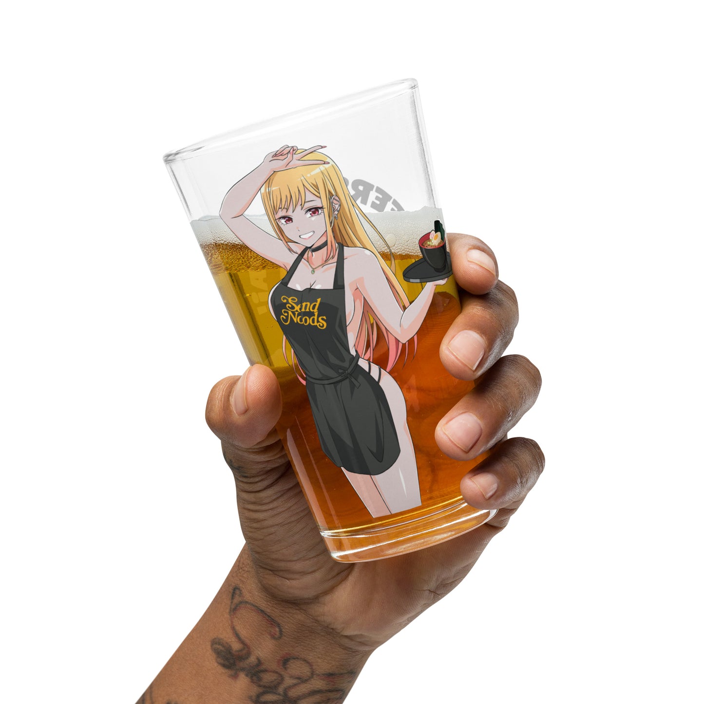 Spicy Ramen House Pint Glass - Marin Send Noods