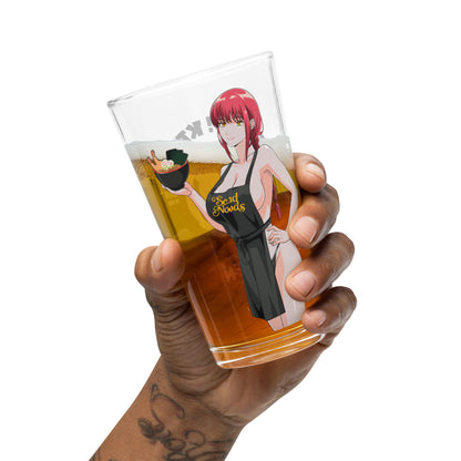 Spicy Ramen House Pint Glass - Makima Send Noods