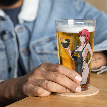 Spicy Ramen House Pint Glass - Makima Send Noods