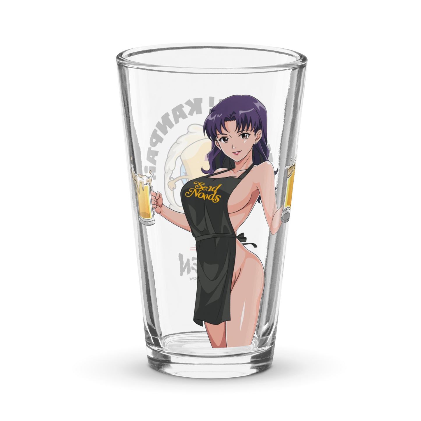 Spicy Ramen House Pint Glass - Misato Send Noods