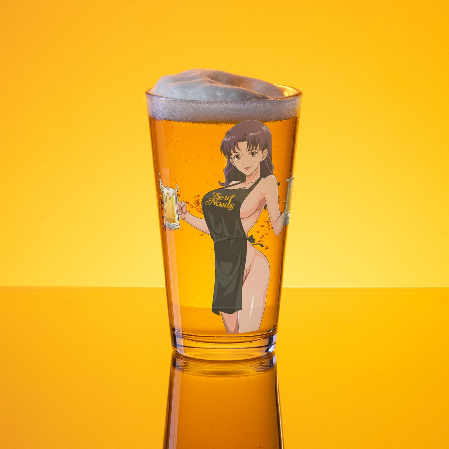 Spicy Ramen House Pint Glass - Misato Send Noods