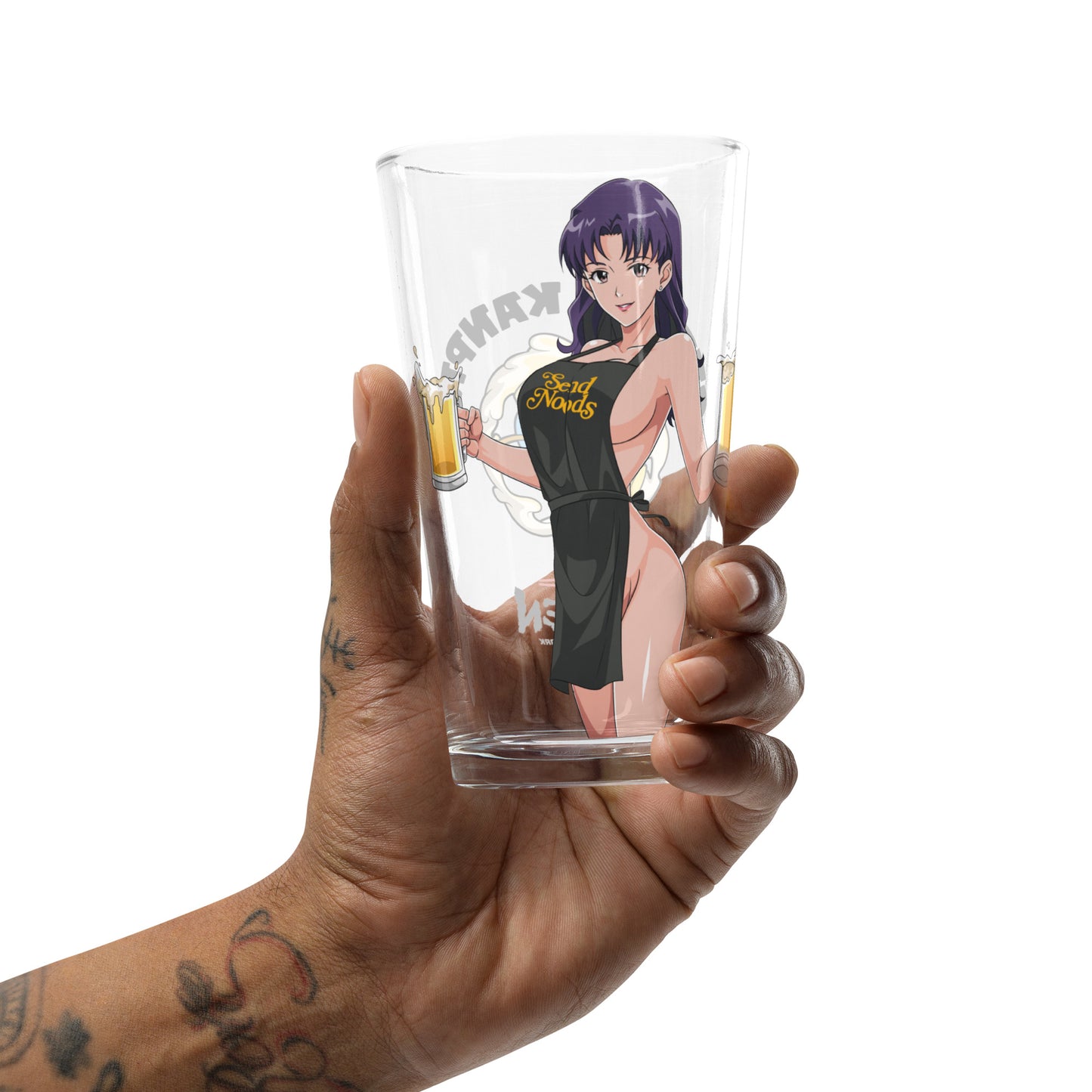 Spicy Ramen House Pint Glass - Misato Send Noods