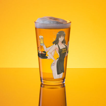 Spicy Ramen House Pint Glass - Robin Send Noods