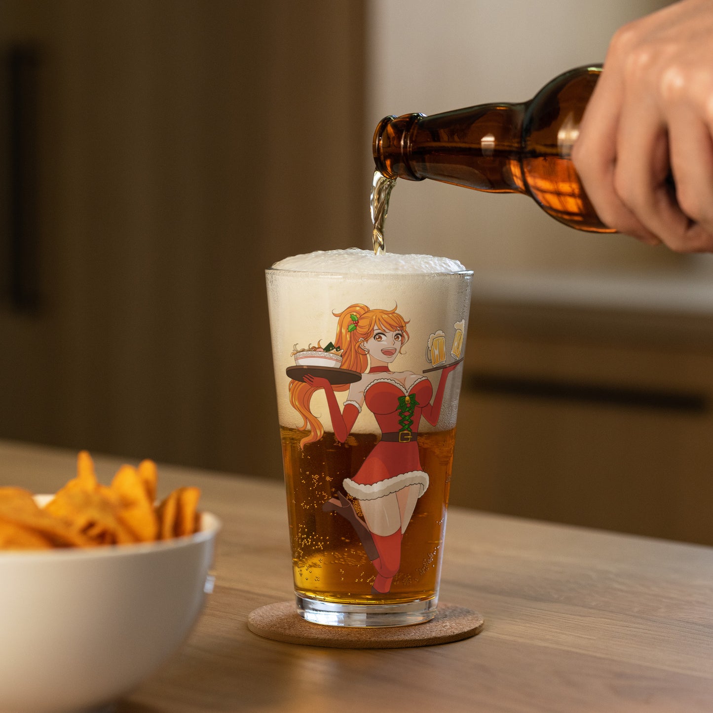 Spicy Ramen House Pint Glass - Holiday Nami