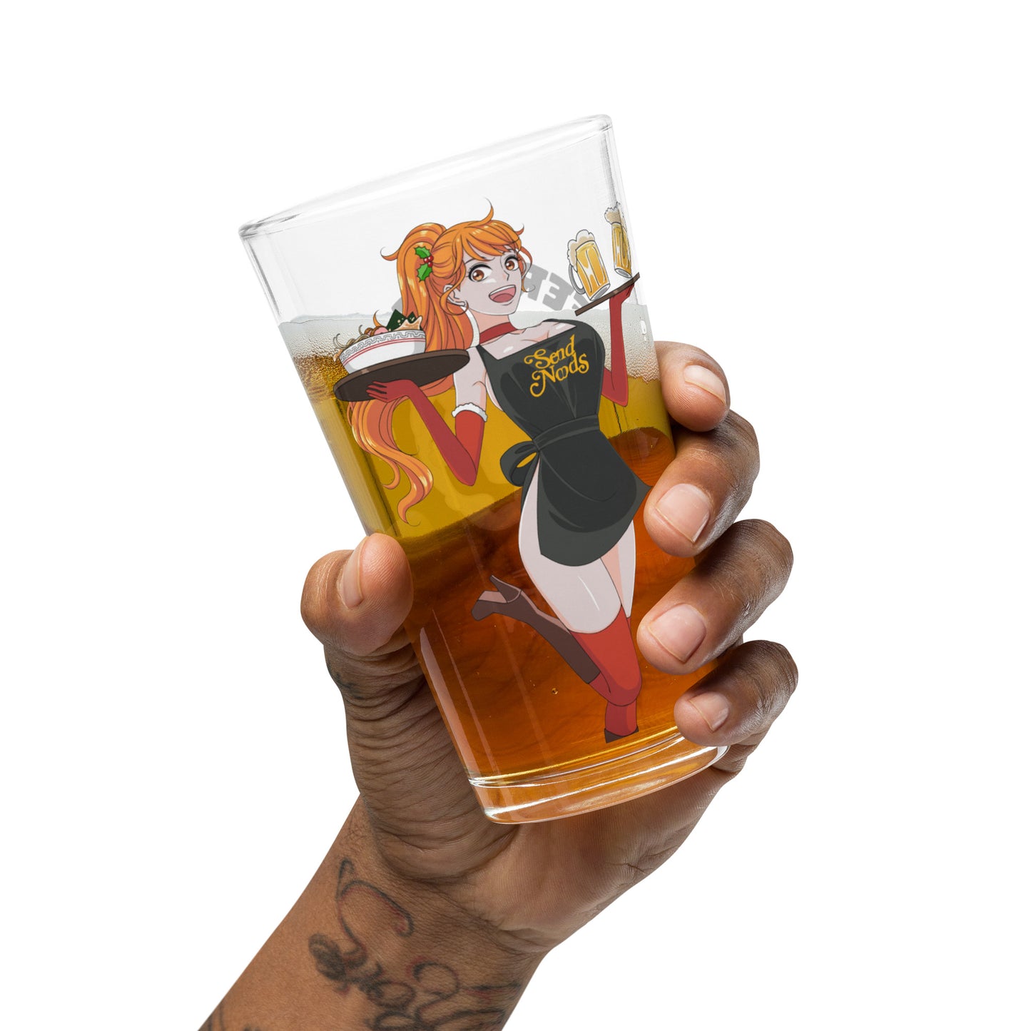 Spicy Ramen House Pint Glass - Nami Send Noods