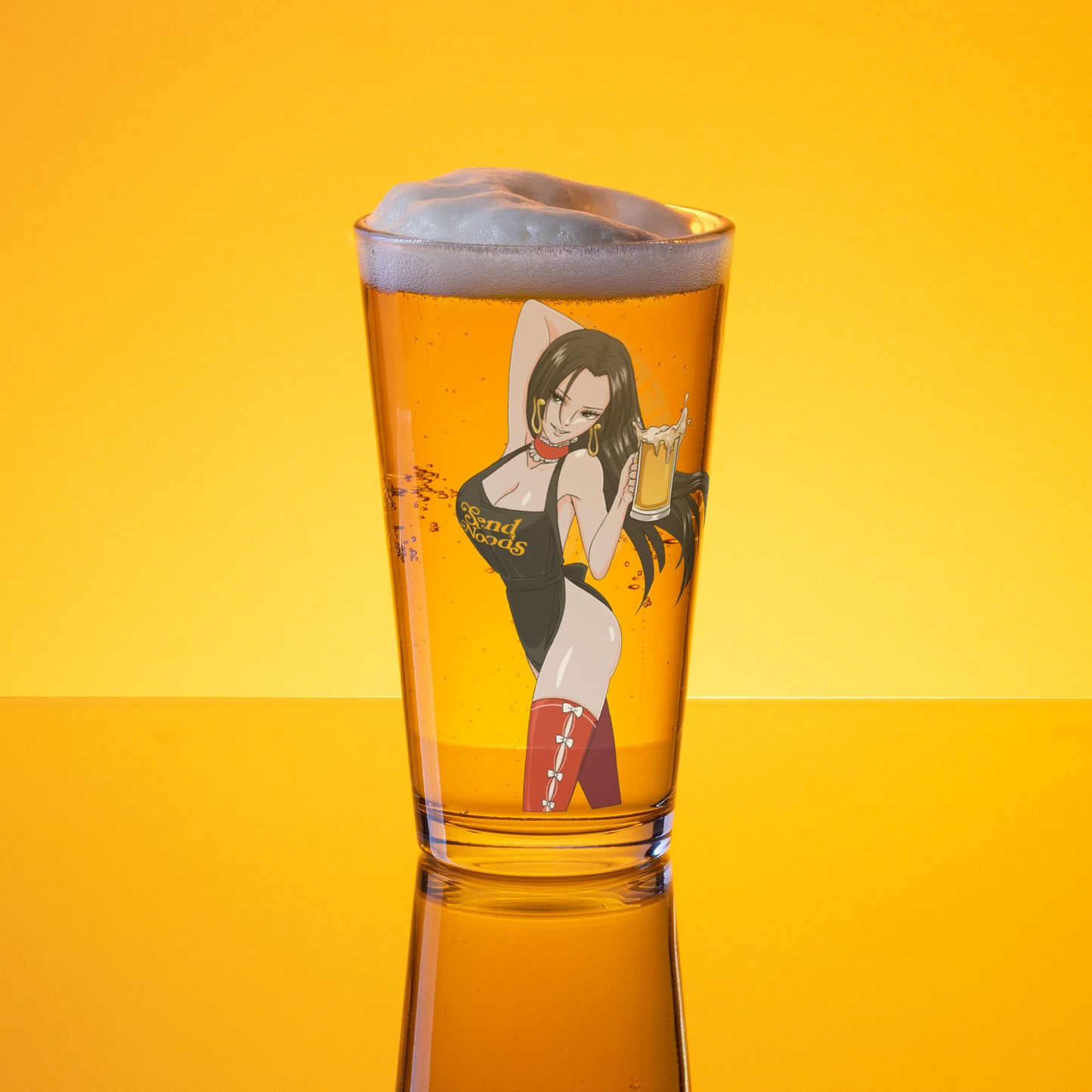 Spicy Ramen House Pint Glass - Boa Send Noods