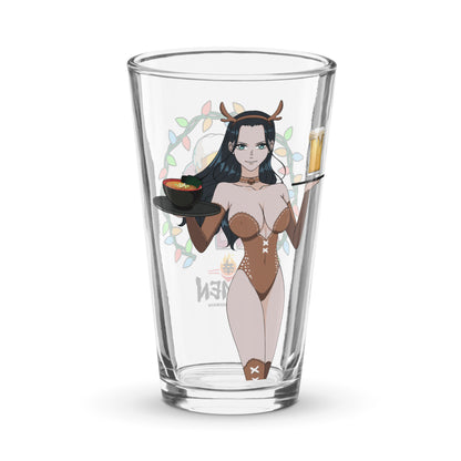 Spicy Ramen House Pint Glass - Holiday Robin