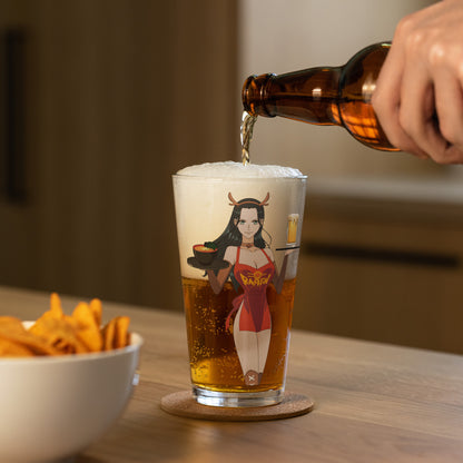 Spicy Ramen House Pint Glass - Robin