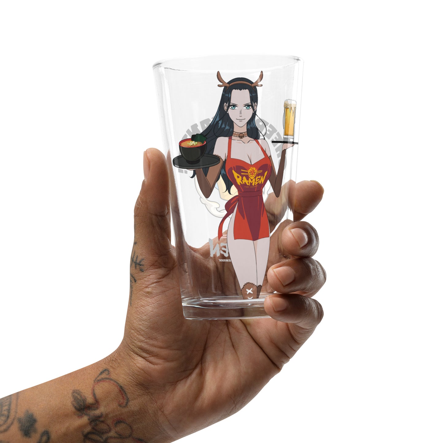 Spicy Ramen House Pint Glass - Robin