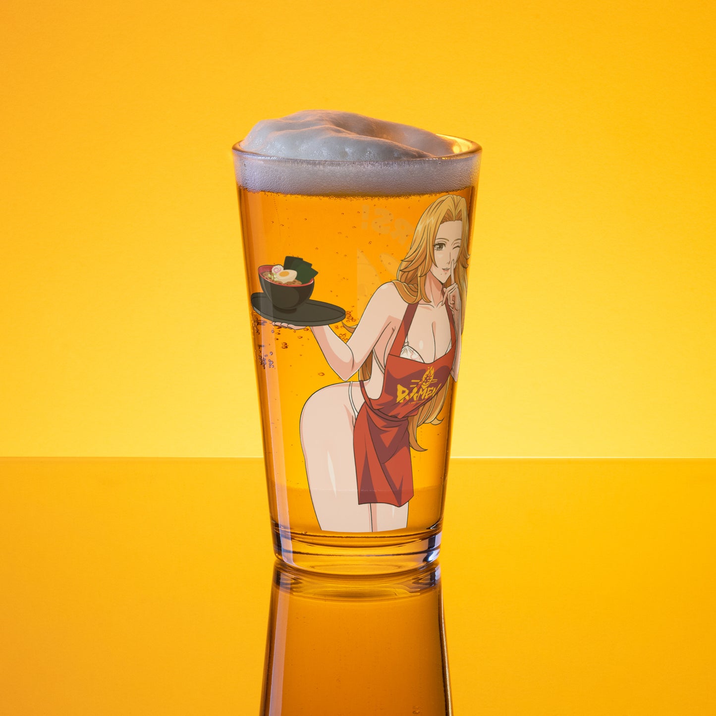 Spicy Ramen House Pint Glass - Rangiku