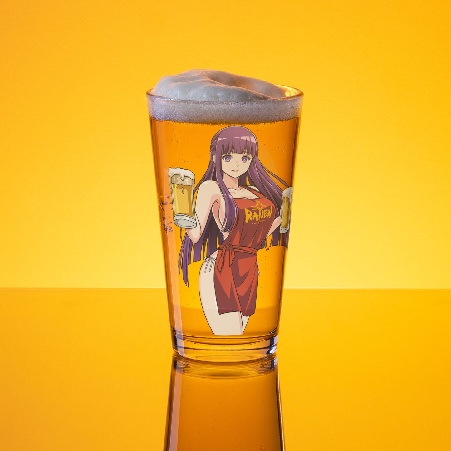 Spicy Ramen House Pint Glass - Fern