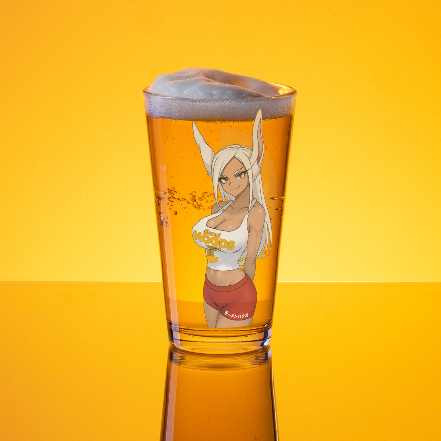 Spicy Ramen House Pint Glass - MARCH Mirko Send Noods